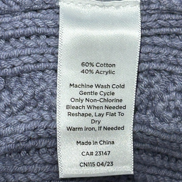 HAVEN WELLWITHIN sM chunky cableknit sweater-looks NEW-easy care cotton/acrylic - Picture 7 of 7